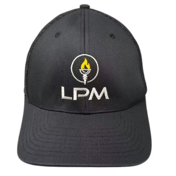 Richardson Other - Richardson Trucker Hat Black White Snapback OS Embroidered Mesh 112 Adjustable